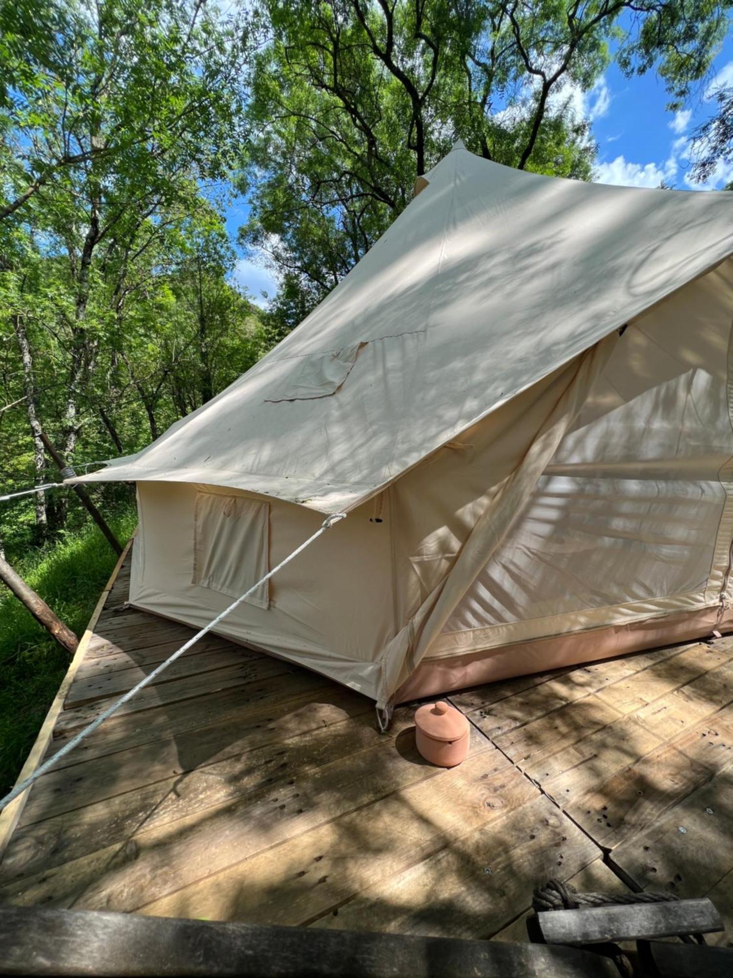 Tente Lodge En Pleine Nature Sumene Экстерьер фото