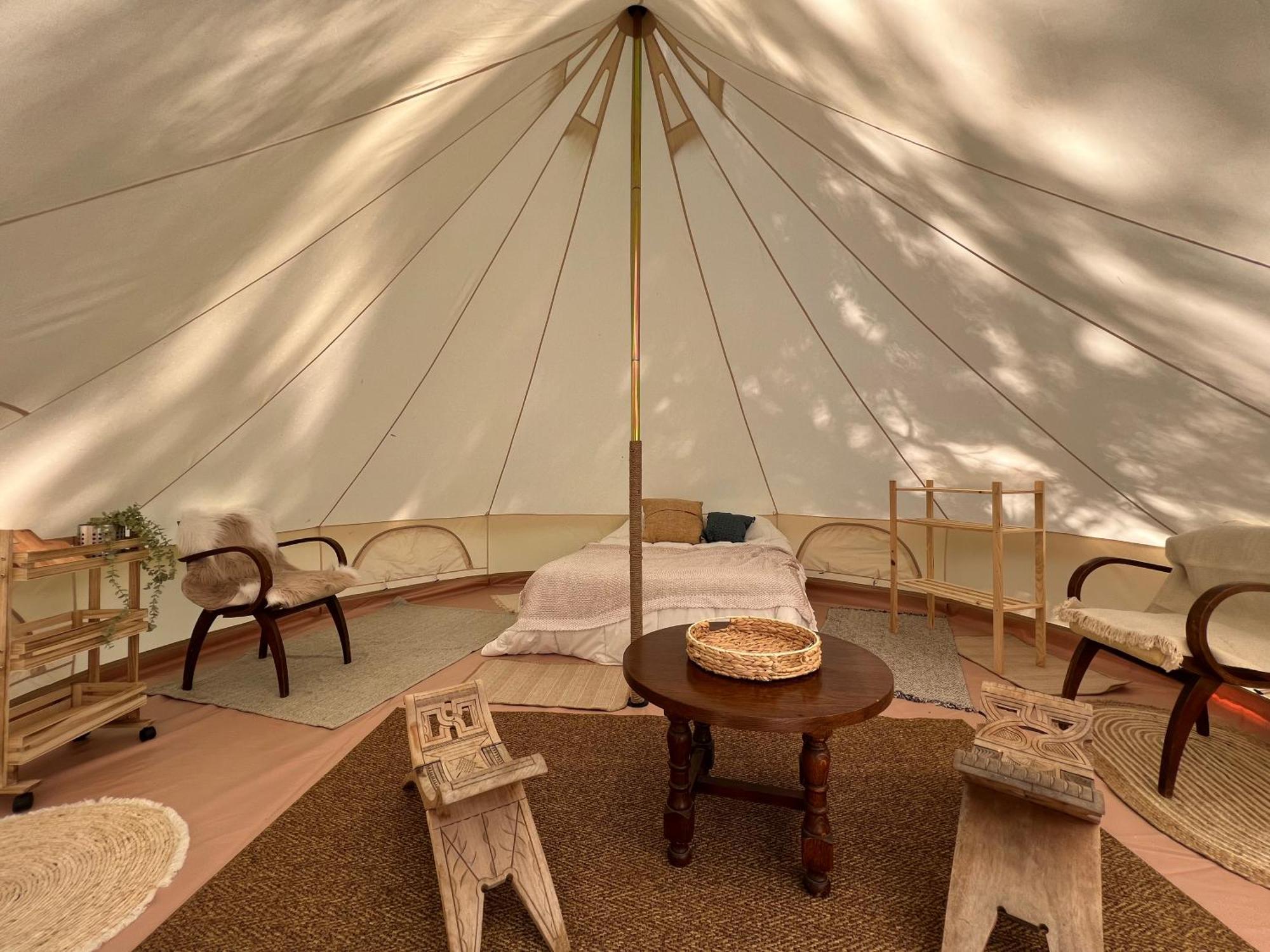 Tente Lodge En Pleine Nature Sumene Экстерьер фото