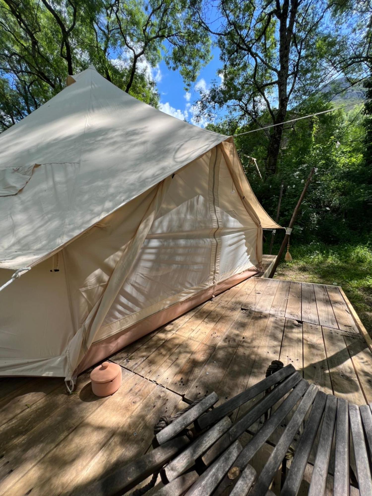 Tente Lodge En Pleine Nature Sumene Экстерьер фото